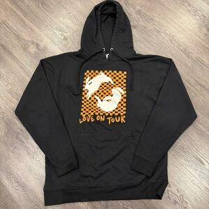 Harry Styles Love On Tour Bunny Hoodie, Men’s Large, Black Orange